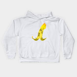 Flaming Banana Kids Hoodie